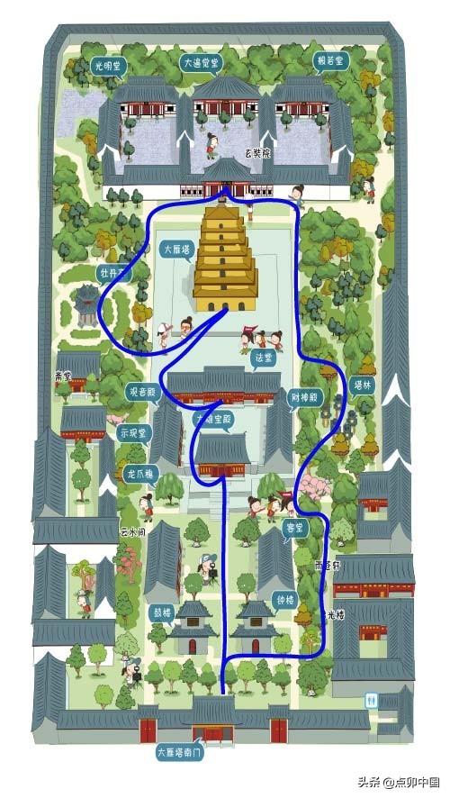 最新西安地图，古都风采一览无余